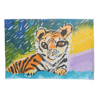 Housse D'oreillers Baby Tiger "Art by Kids"