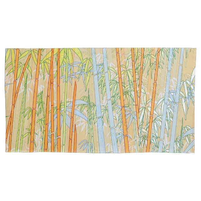 Housse D'oreillers Bambou 2 (devant)