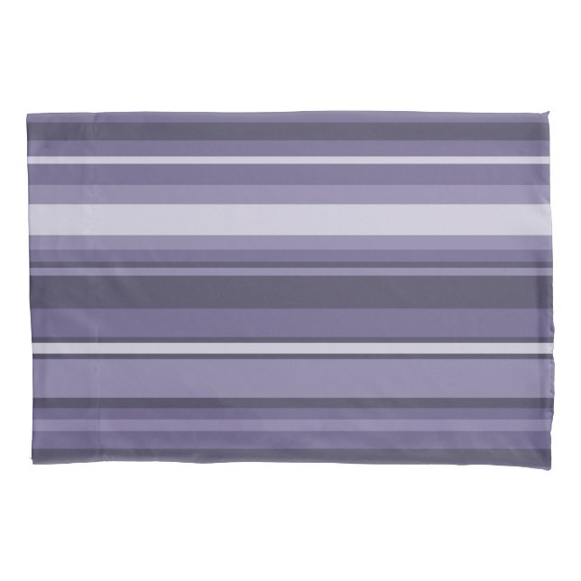 Housse D'oreillers Bandes de cuir violet (devant)