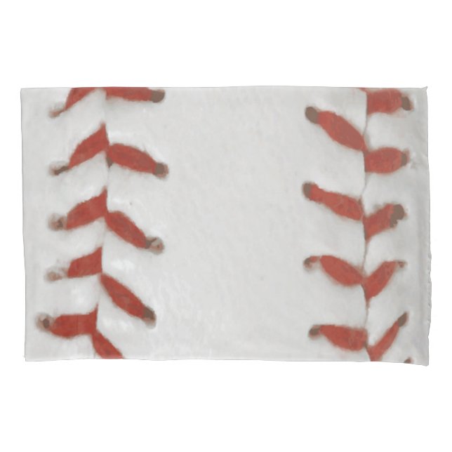 Housse D'oreillers Base-ball Print Pattern (devant)
