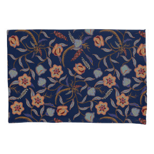 HOUSSE D'OREILLERS BATIK FLORAL BOTANIQUE