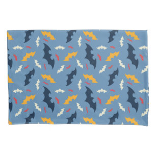 Housse D'oreillers Batman Motif de logo rouge, bleu et jaune