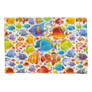 Housse D'oreillers Beau poisson de mer tropicale