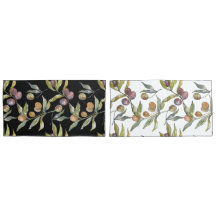 Belle aquarelle italienne Olives Motif