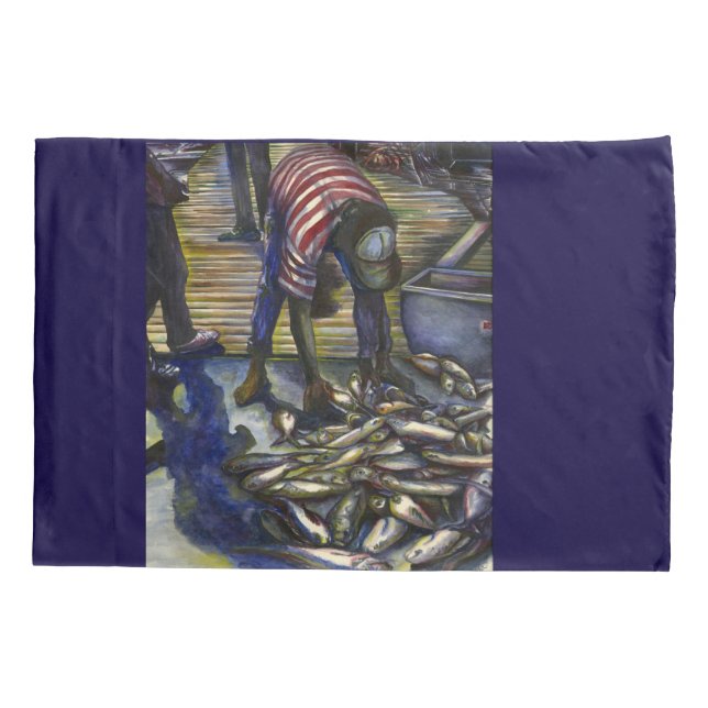 Housse D'oreillers Bénédictions de samedi, Harbour Island, Bahamas (Dos)