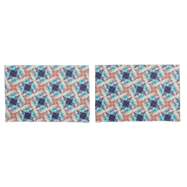 Housse D'oreillers Bijoux primeurs turquoise (devant-Set)