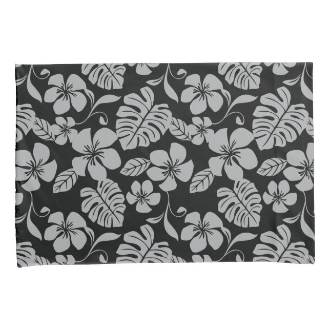 HOUSSE D'OREILLERS BIKINI ROSE (NOIR/GRIS) (devant-Droit)