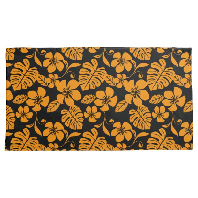 HOUSSE D'OREILLERS BIKINI ROSE (NOIR/ORANGE) (devant-Droit)