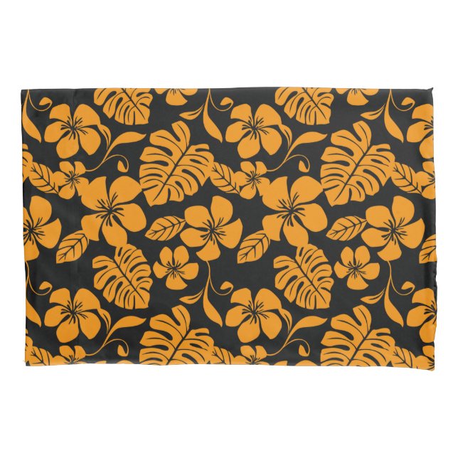 HOUSSE D'OREILLERS BIKINI ROSE (NOIR/ORANGE) (devant-gauche)