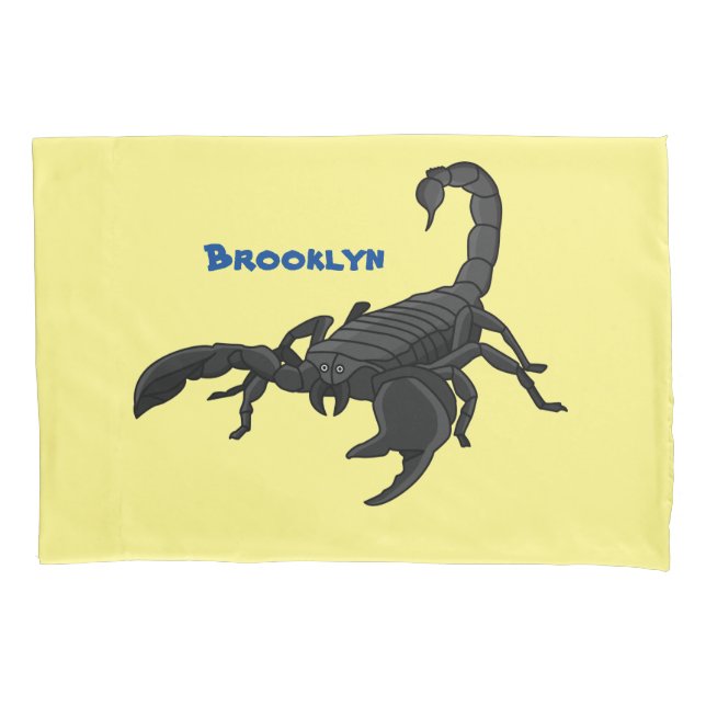 Housse D'oreillers Black hungry scorpion (devant)