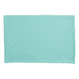 Housse D'oreillers Blanc et Turquoise