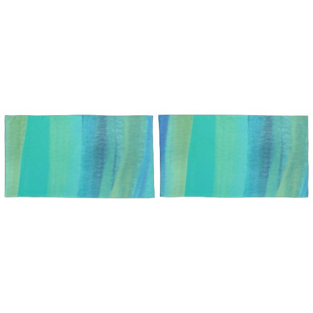 Housse D'oreillers Bleu (Dos-Set)