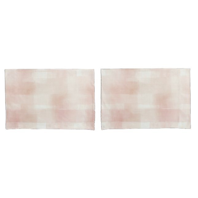 Housse D'oreillers Bleu - Bandes Plaid (devant-Set)