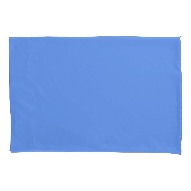 Housse D'oreillers Bleu Barbeau (devant)