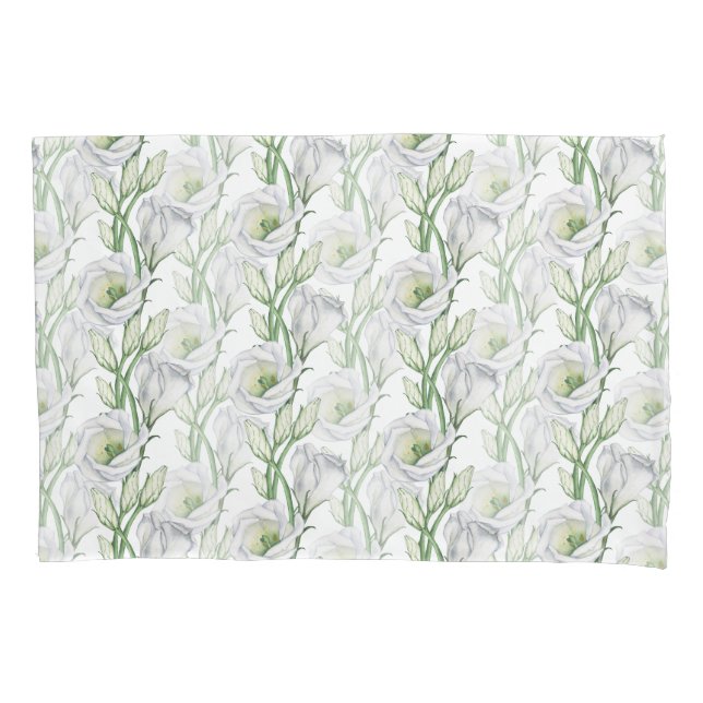 Housse D'oreillers Bleu bohème élégant, confortable (devant)