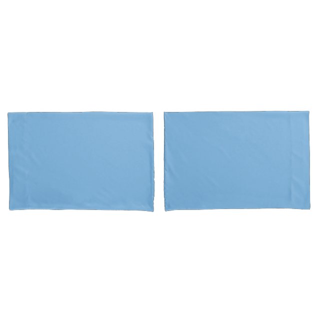 Housse D'oreillers Bleu ciel (uni) Aero  (devant-Set)