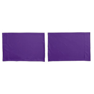 Housse D'oreillers Bleu-violet (cercle chromatique) (couleur unie) 