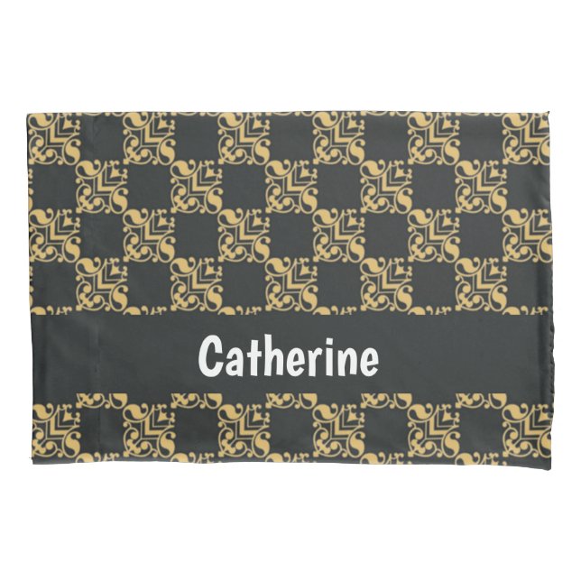 Housse D'oreillers Blocs en bronze (devant)