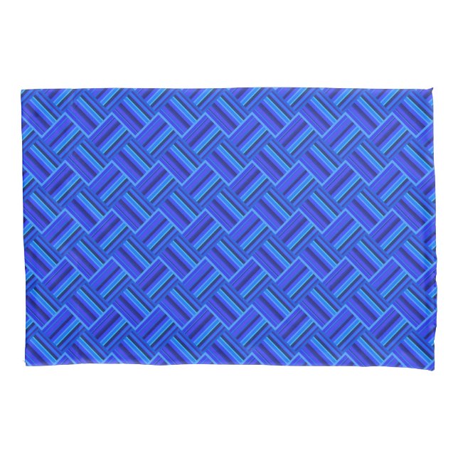 Housse D'oreillers Blue stripes (devant)