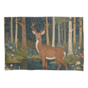 Housse D'oreillers Boho de chevreuil rustique forêt mère nature