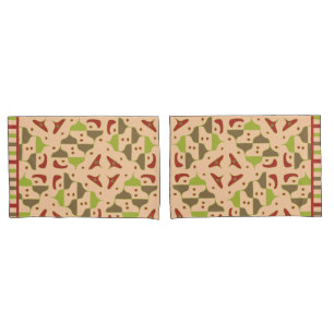 Housse D'oreillers Boho Retro Moderne Pillowcase Graphique