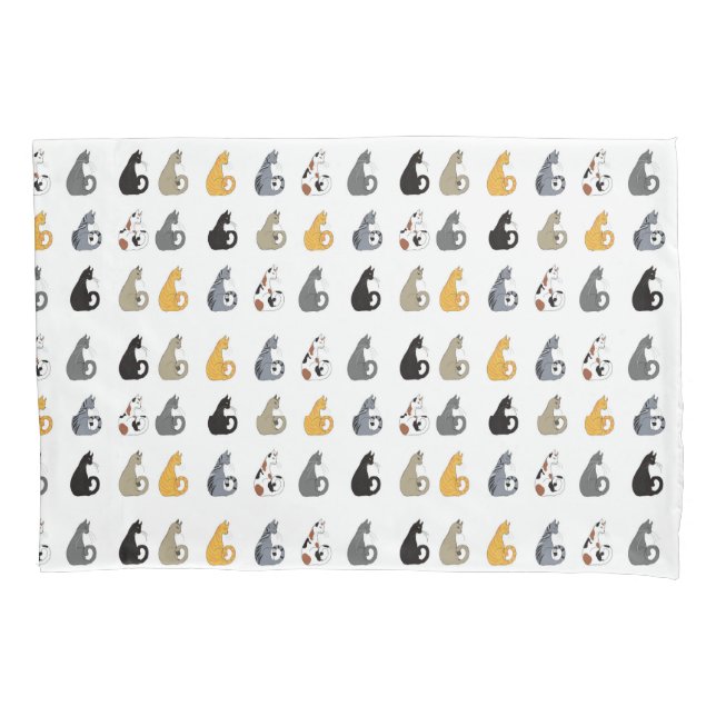 Housse D'oreillers Bol Kitty Cats (devant)