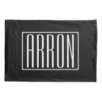 Bold & Modern Your name or Word | White On Black