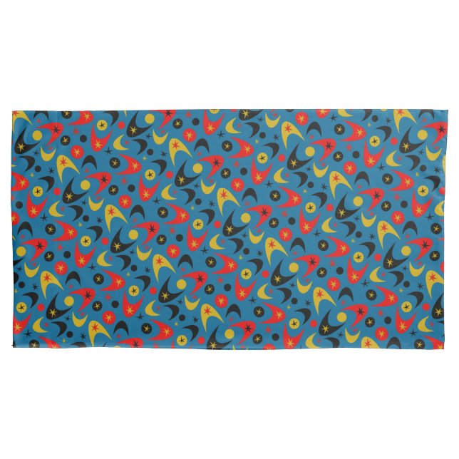 Housse D'oreillers Boomerangs rétro (devant)