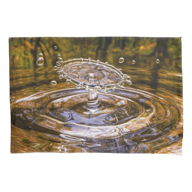 Housse D'oreillers Bouchon de goutte d'eau (devant)