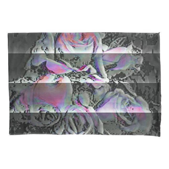 Housse D'oreillers Bouquet Techno   (devant-gauche)