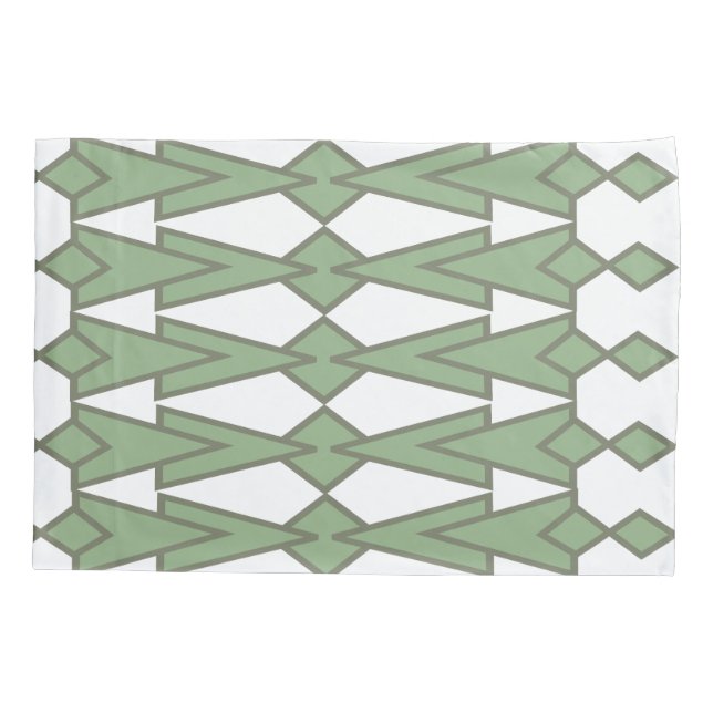 Housse D'oreillers Bowties vertes (Dos)