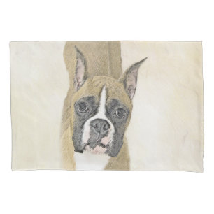 Housse D'oreillers Boxer Peinture - Cute Original Chien Art