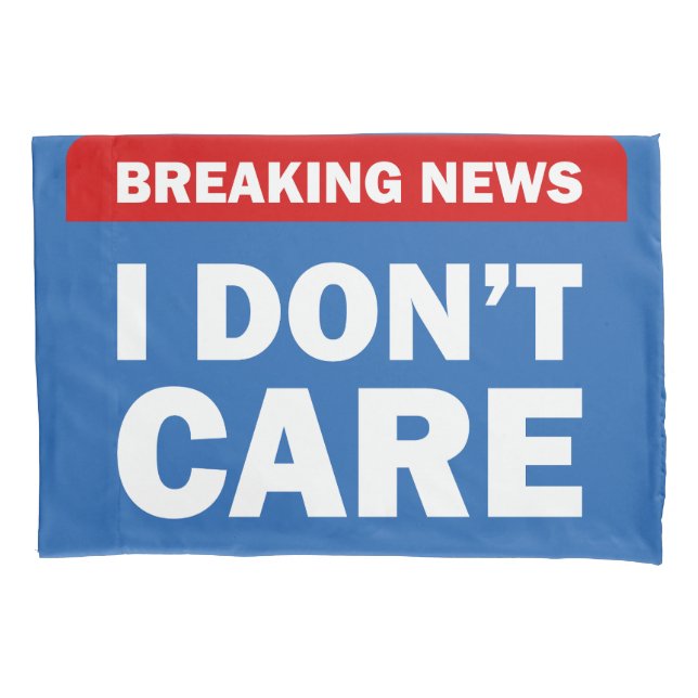 Housse D'oreillers Breaking News (devant)