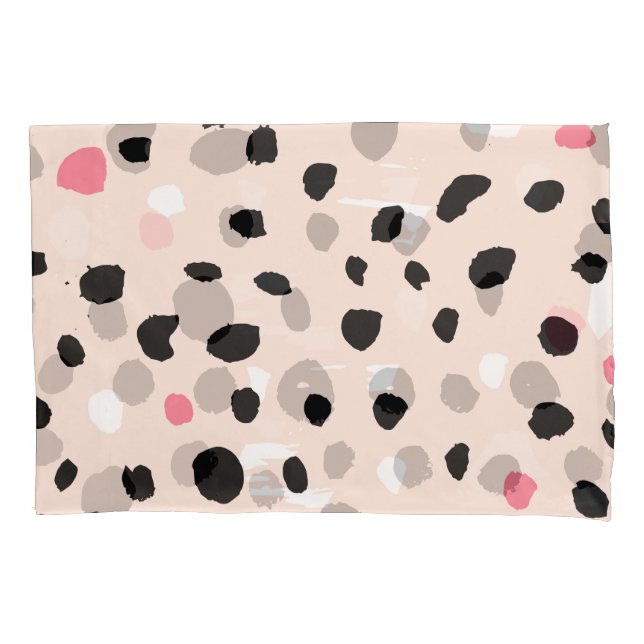 Housse D'oreillers Brosse à encre : Texture artistique (devant)