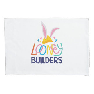 Housse D'oreillers BUGS BUNNY BUILDERS™| Casque empilé Logo