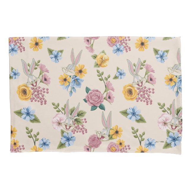 Housse D'oreillers BUGS BUNNY™ Floral Embroidery Pattern (devant)