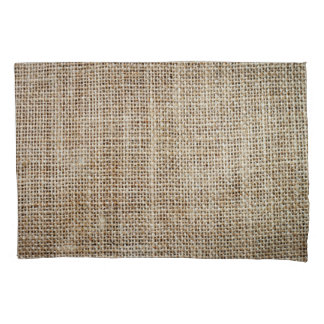 Housse D'oreillers Burlap Hessian Arrière - plan Texture