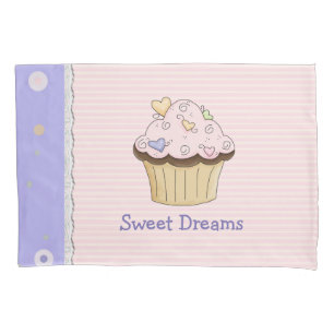 Housse D'oreillers Caisse assez rose de coussin de petit gâteau