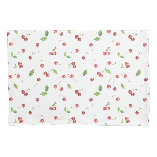 Housse D'oreillers Caisse de coussin de "cerises" (devant)
