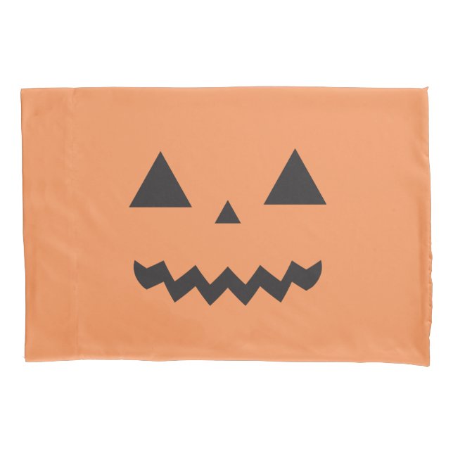Housse D'oreillers Caisse de coussin de Jack O'Lantern (devant)