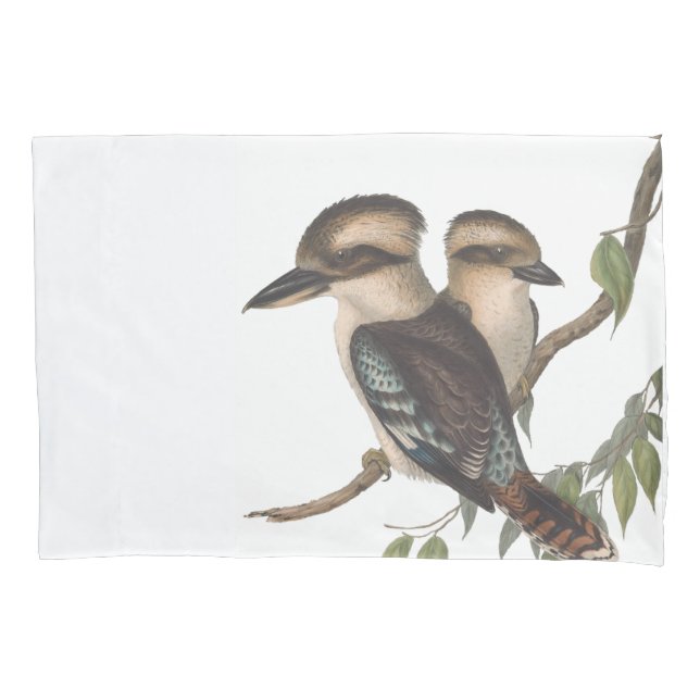 Housse D'oreillers Caisse de coussin de Kookaburra (devant)