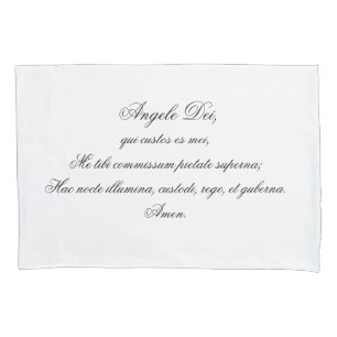 Housse D'oreillers Caisse de coussin de prière d'ange gardien