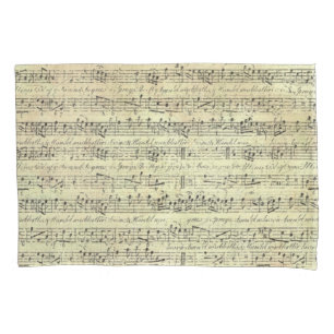 Housse D'oreillers caisse de coussin de thème de musique de motif de