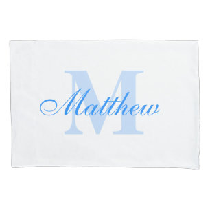 Housse D'oreillers Caisse faite sur commande de coussin de monogramme