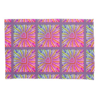 Housse D'oreillers Caisse Trippy de coussin de coeurs