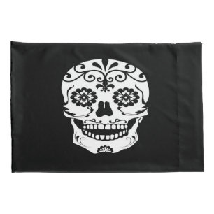 Housse D'oreillers Caisses de coussin de crâne de sucre