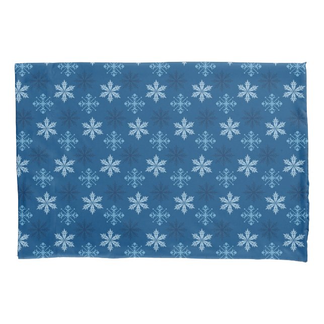 Housse D'oreillers Caisses de coussin de flocon de neige (devant-gauche)