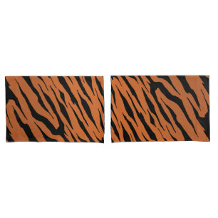 Housse D'oreillers Caisses de coussin de rayure de tigre (paires)