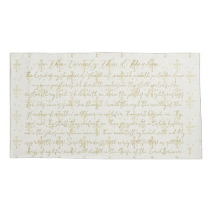 Housse D'oreillers Calligraphie de vingt-troisième psaume Pillowcase 