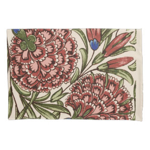Housse D'oreillers Carreau de fleur d'œillet Art antique rustique De